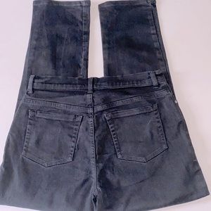 Gloria Vanderbilt black denim jeans size short 10